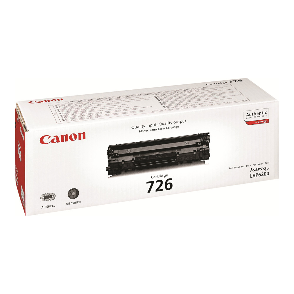 Canon CRG-726 - svart - original - tonerkassett