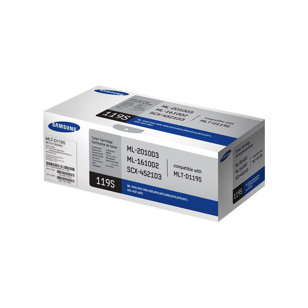 HP MLT-D119S - svart - original - tonerkassett (SU863A)