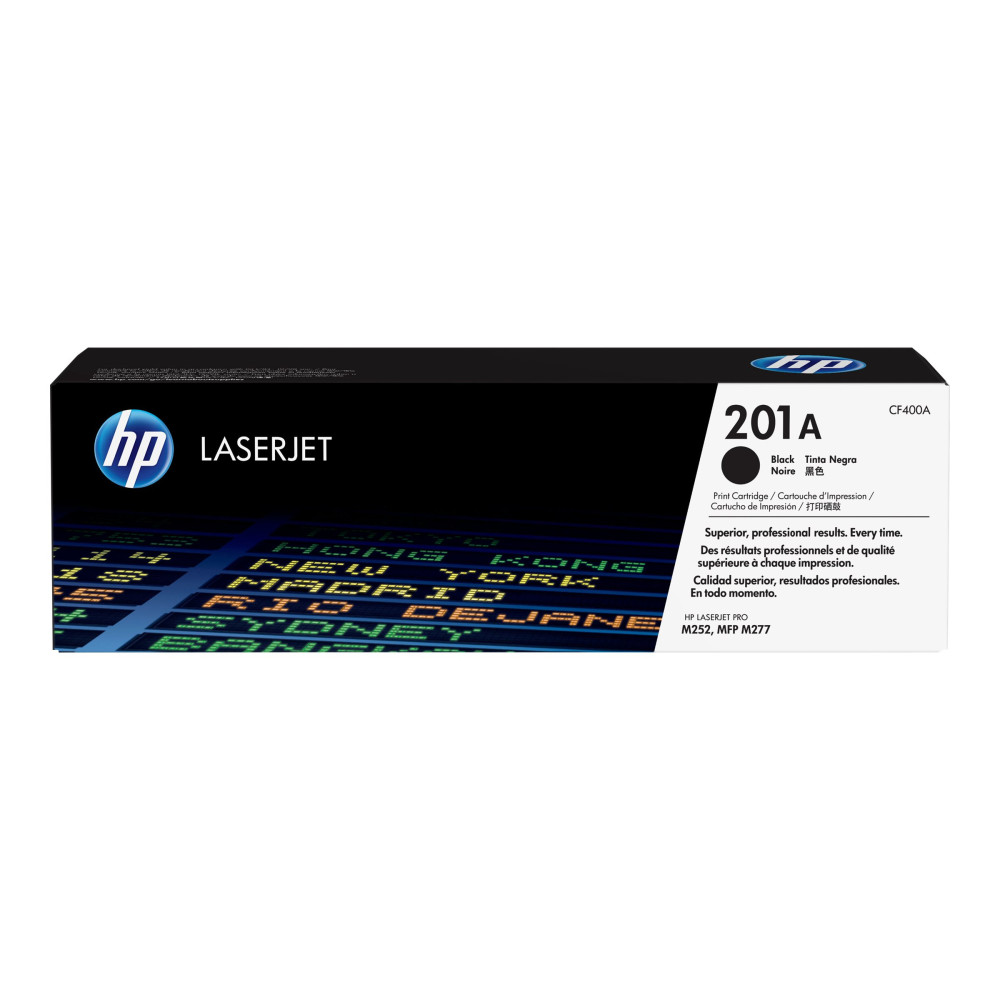 HP 201A - svart - original - LaserJet - tonerkassett (CF400A)