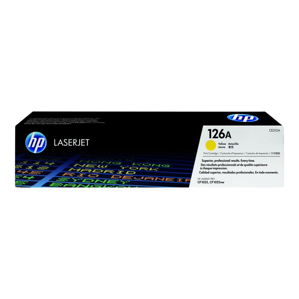 HP 126A - gul - original - LaserJet - tonerkassett (CE312A)