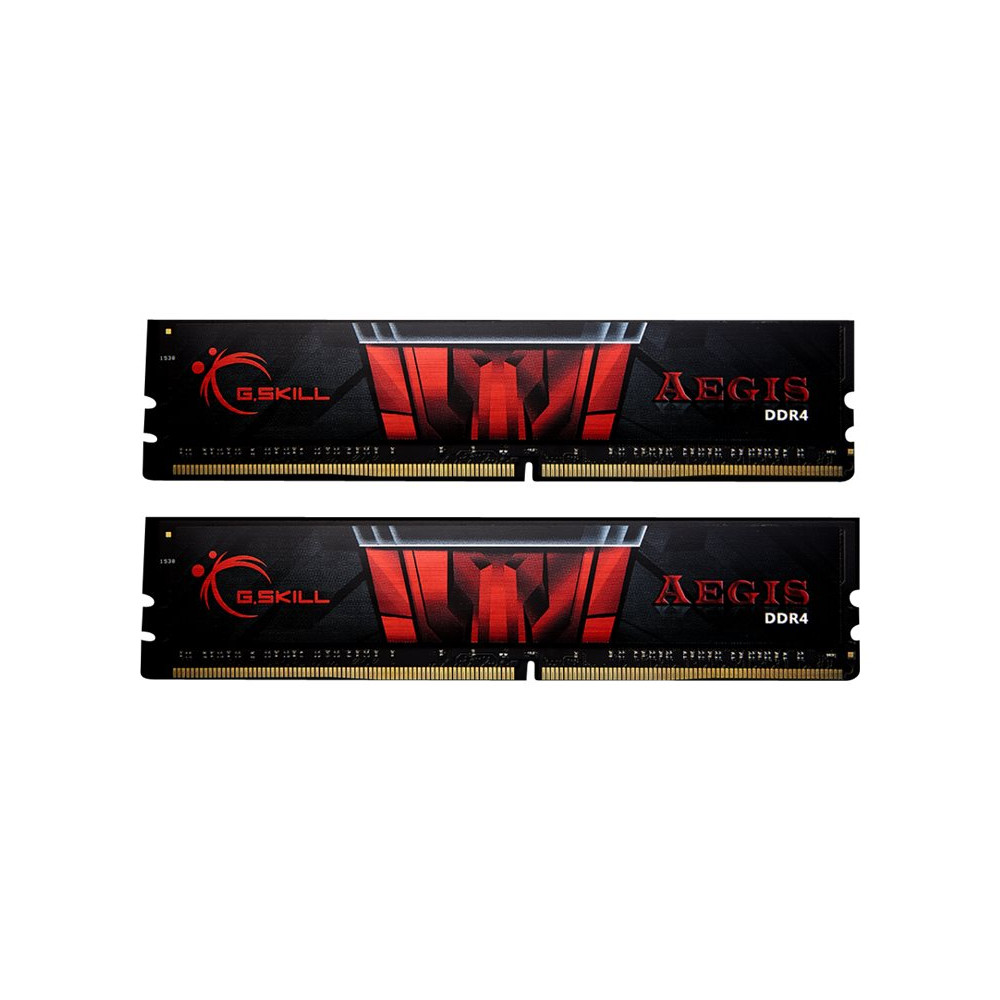 G.Skill AEGIS - DDR4 - sats - 32 GB: 2 x 16 GB - DIMM 288-pin - 3000 MHz / PC4-24000 - ej buffrad