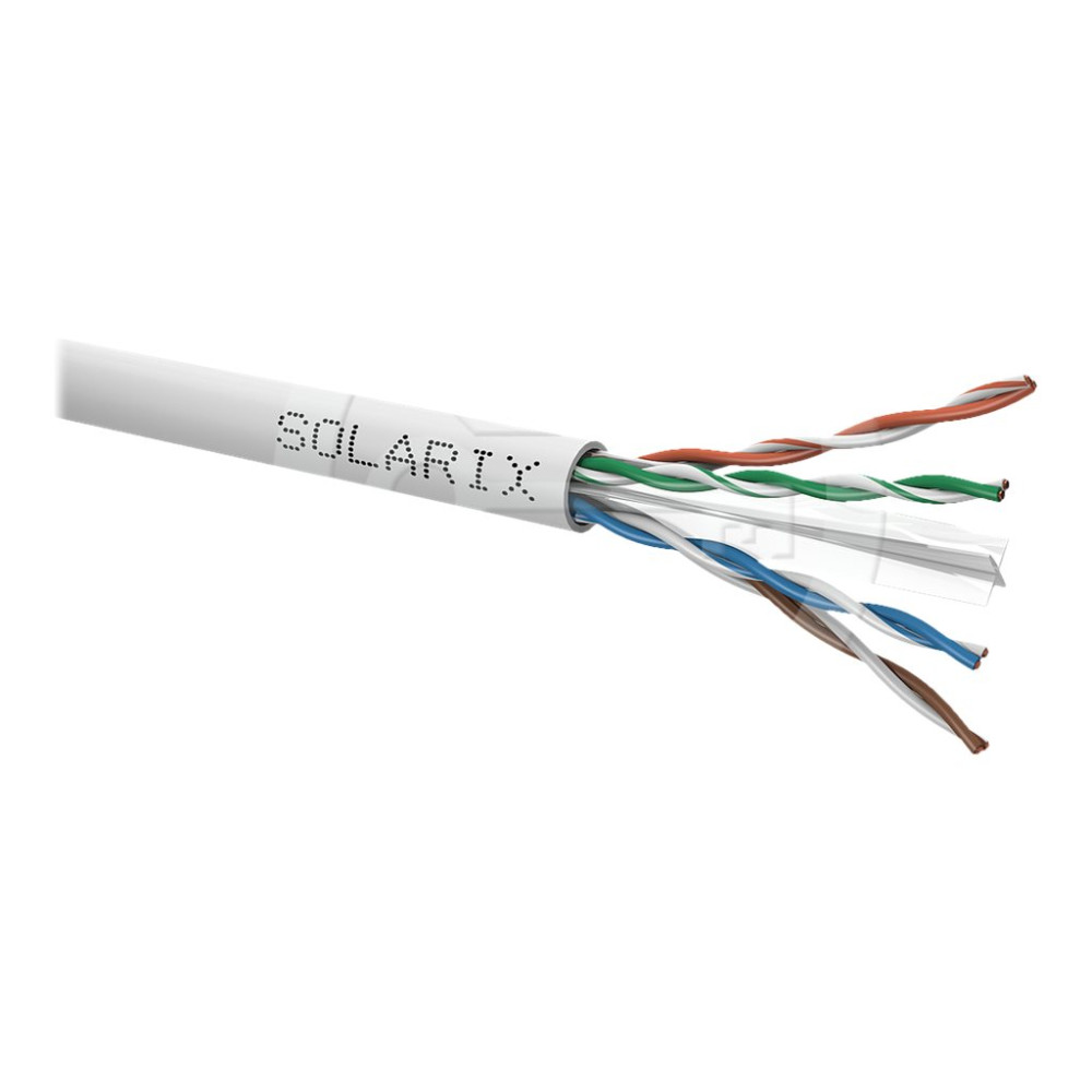 Solarix SXKD-6-UTP-PVC - bulkkabel - 305 m - grå, RAL 7035