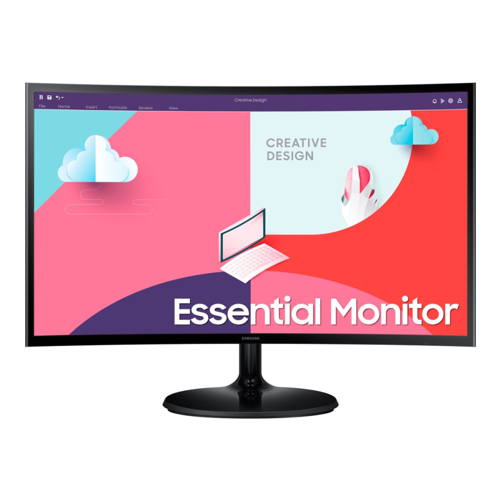 Samsung S24C360EAU - S36C Series - LED-skärm - böjd - Full HD (1080p) - 24"