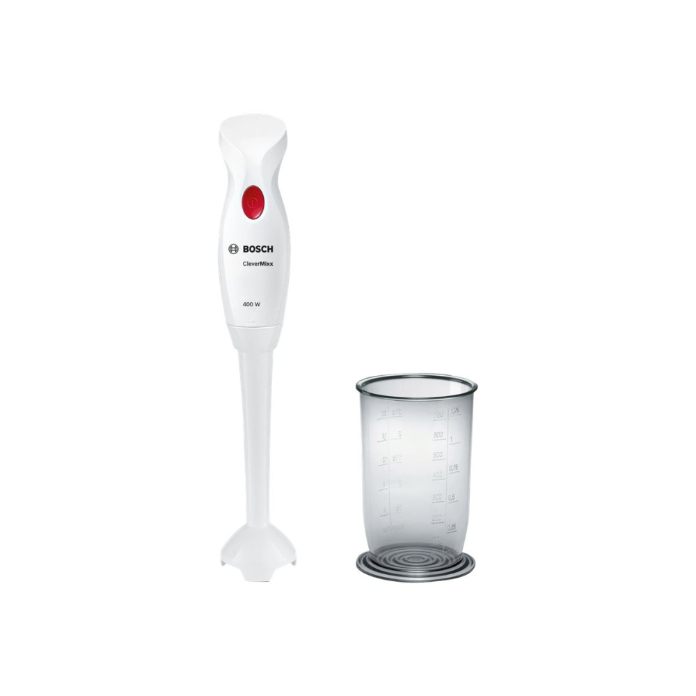 Bosch CleverMixx MSM14100 - handmixer - vit/röd