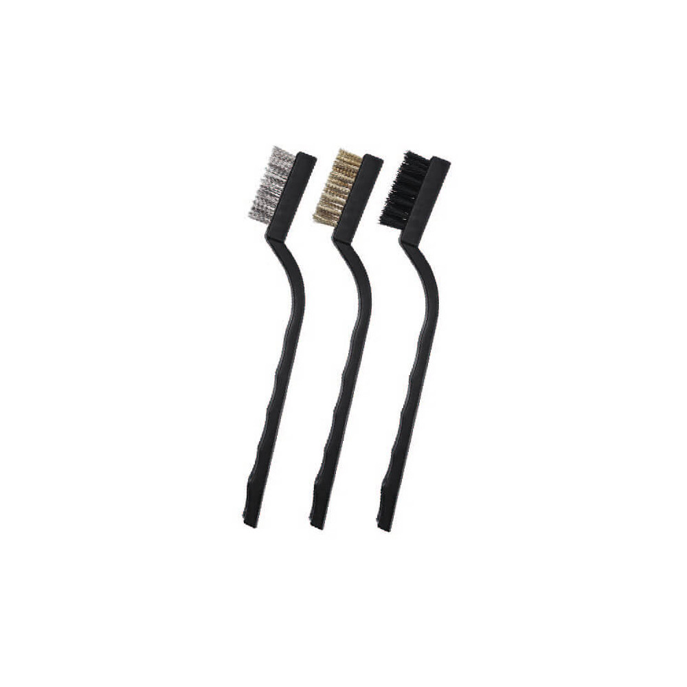 Brush set for 3D Printers 3 Brushes (Nylon, Brass and Steel)
