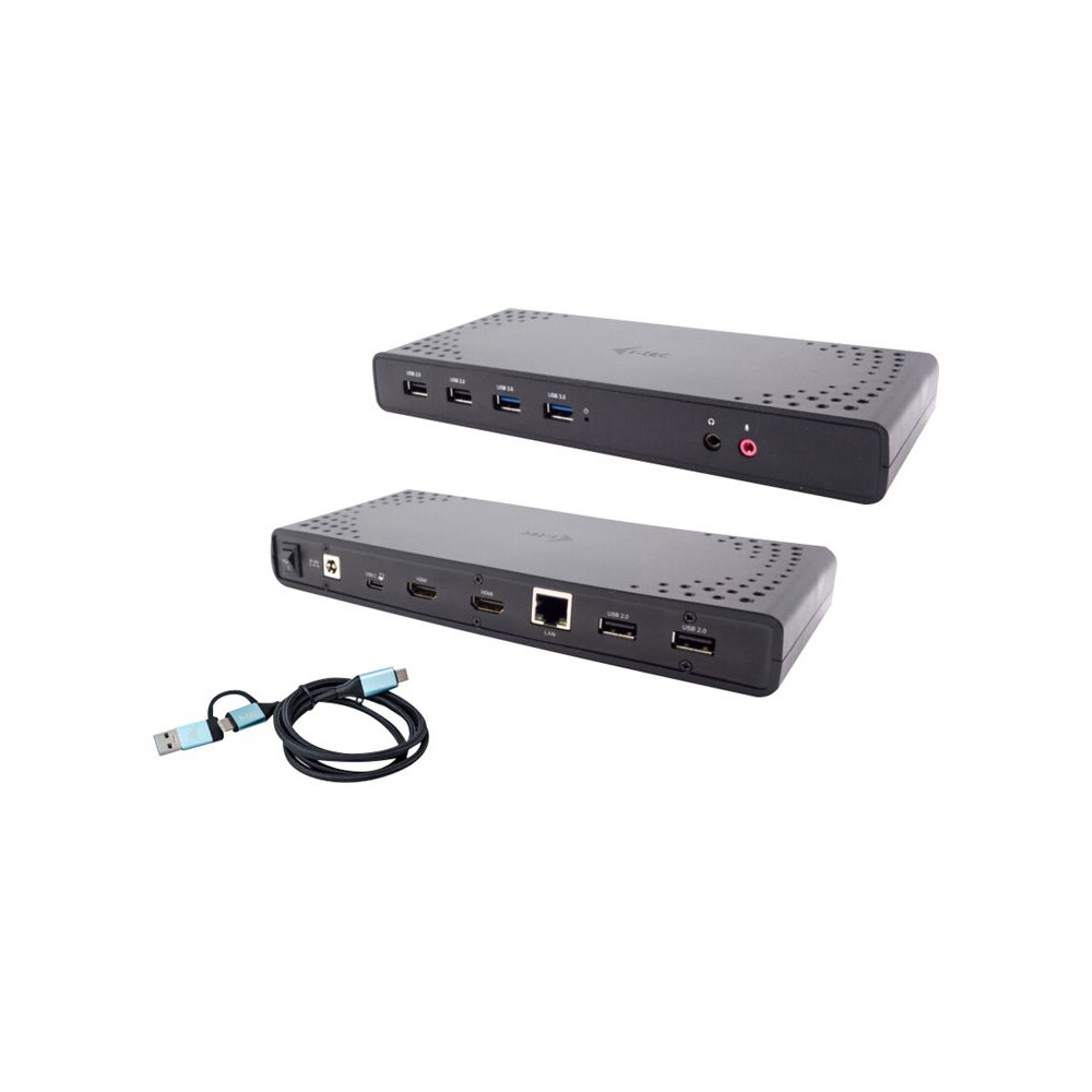 i-Tec - dockningsstation - USB-C / USB4 / Thunderbolt 3 / Thunderbolt 4 - HDMI - 1GbE