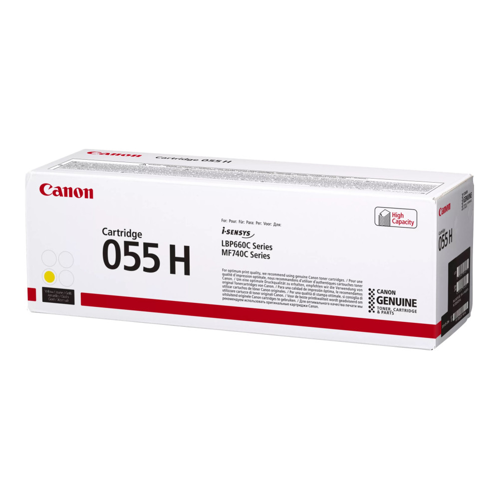 Canon 055 H - Lång livslängd - gul - original - tonerkassett