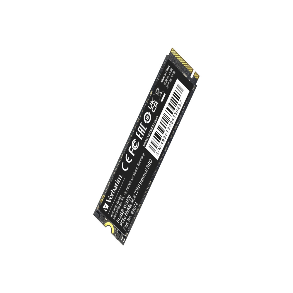 Verbatim Vi3000 - SSD - High Endurance - 512 GB - PCIe 3.0 x4 (NVMe)