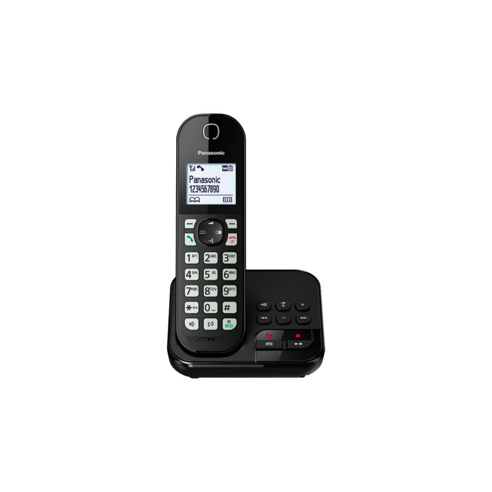 Panasonic KX-TGC463GB - trådlös telefon - svarssysten med nummerpresentation + 2 extra handuppsättningar