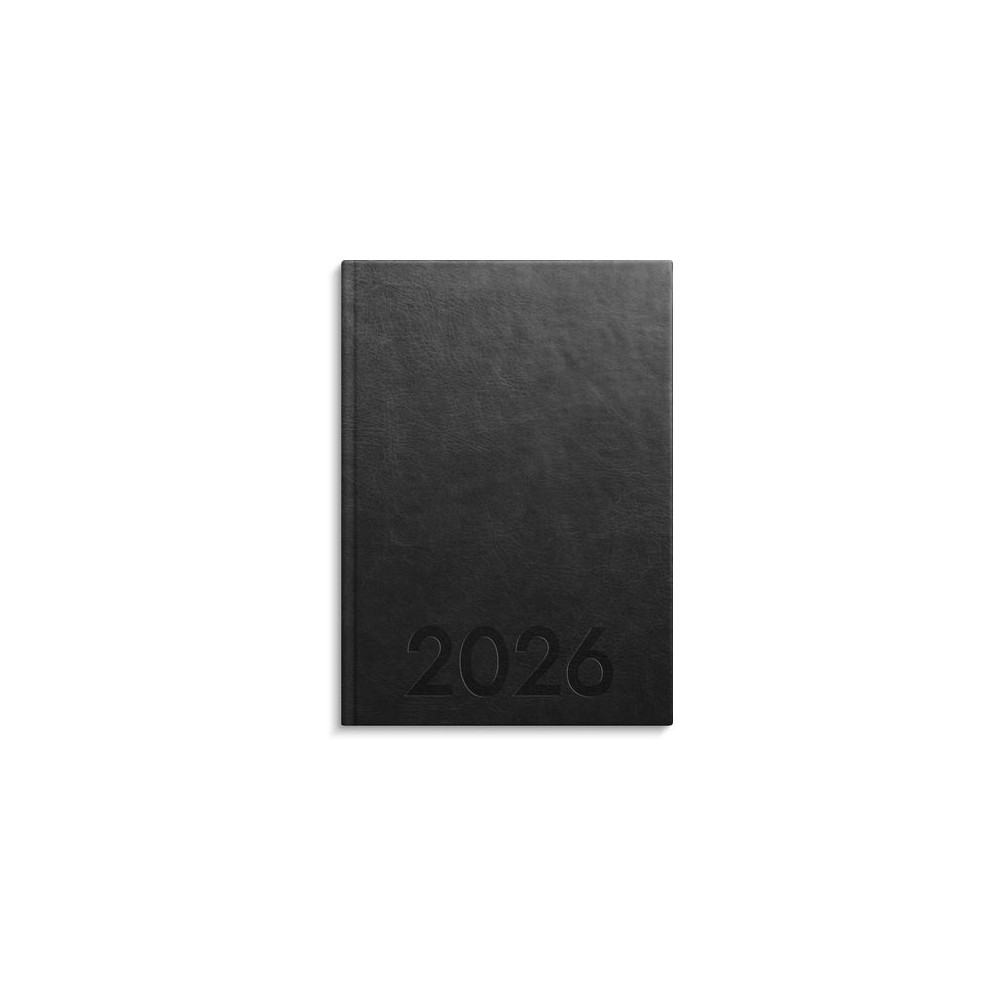 Kalender Weekly A5 2026 konstl inb svart