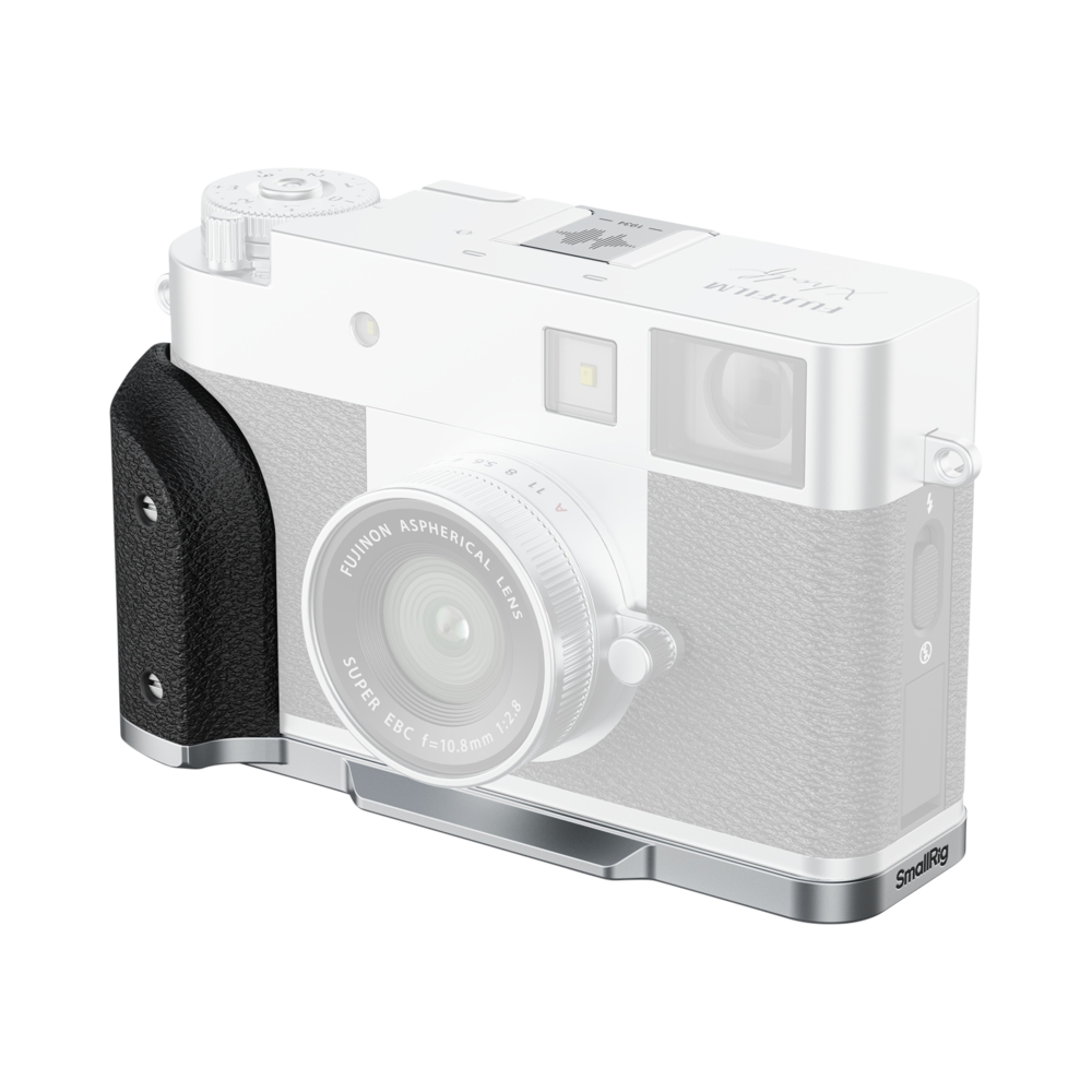 SmallRig 5216 L-Shaped Mount Plate with Silicone Handle for FUJIFILM X half Silver