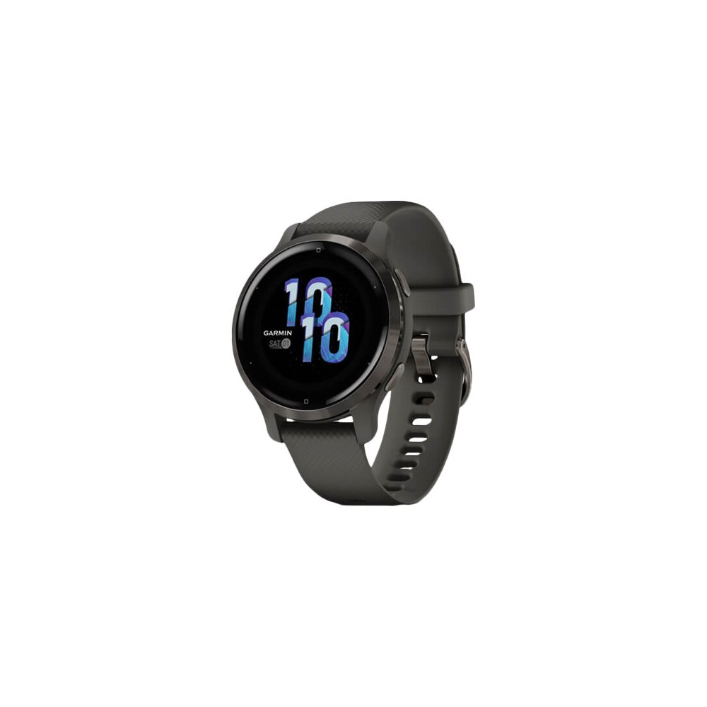 Garmin Venu 2S - grafit - sportklocka med band
