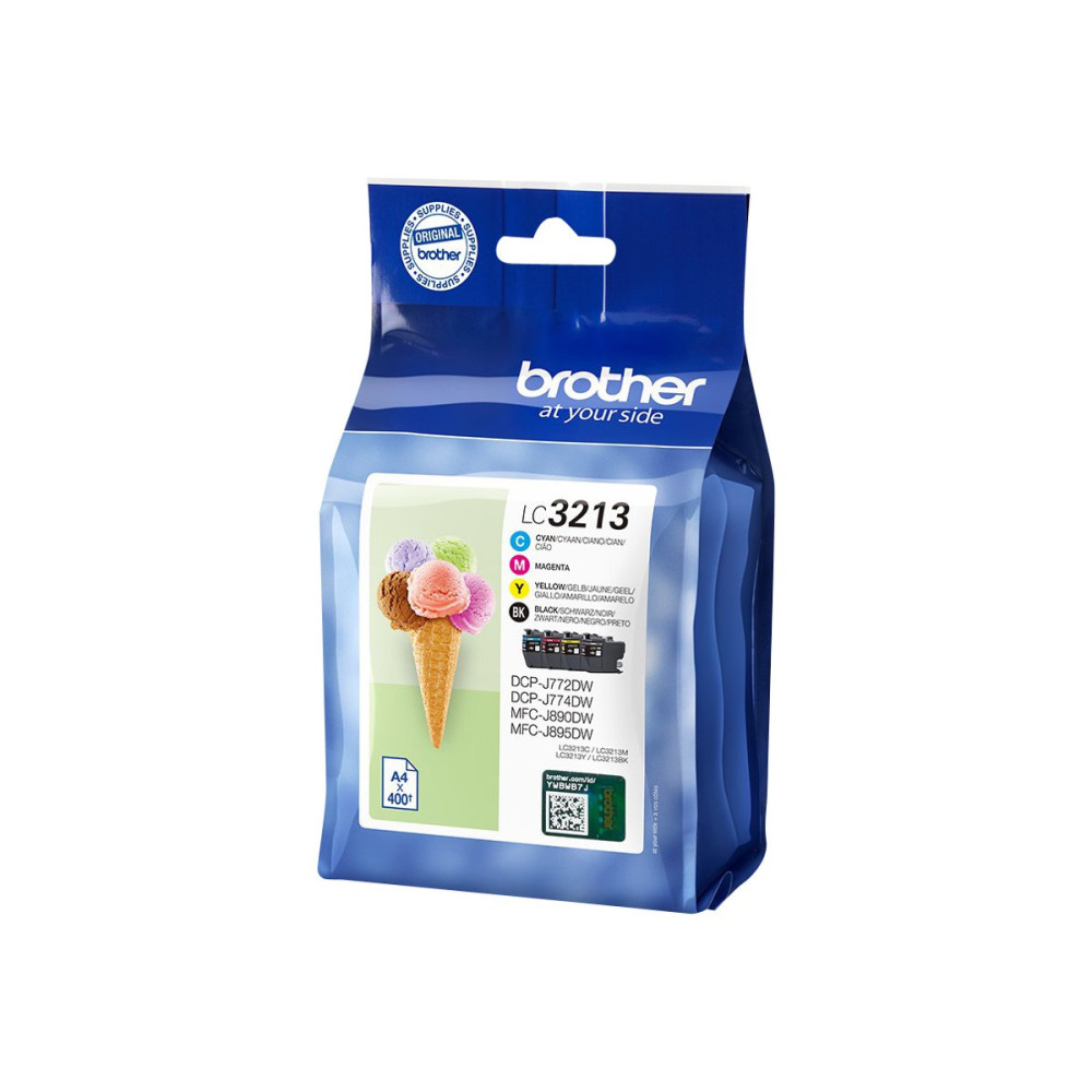 Brother LC3213 Value Pack - 4-pack - svart, gul, cyan, magenta - original - bläckpatron