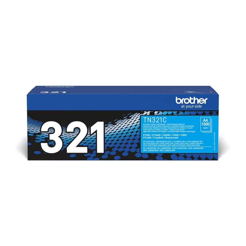 Brother TN321C - cyan - original - tonerkassett