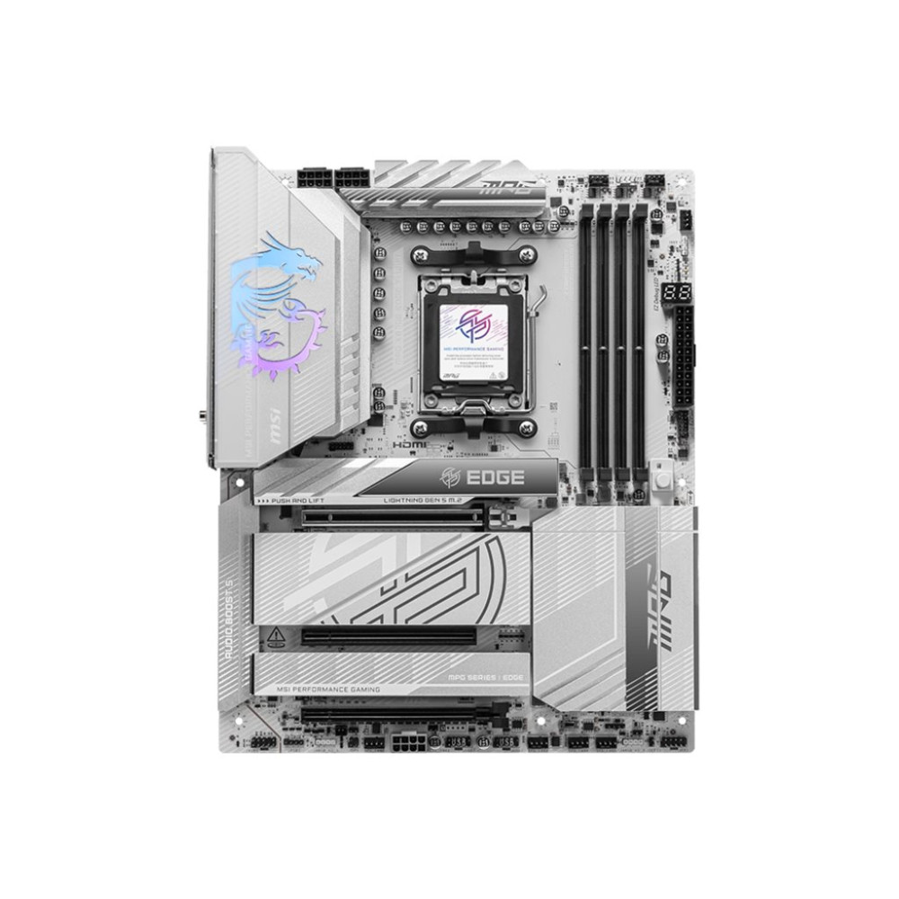 MSI MPG X870E EDGE TI WIFI - moderkort - ATX - Socket AM5 - AMD X870E