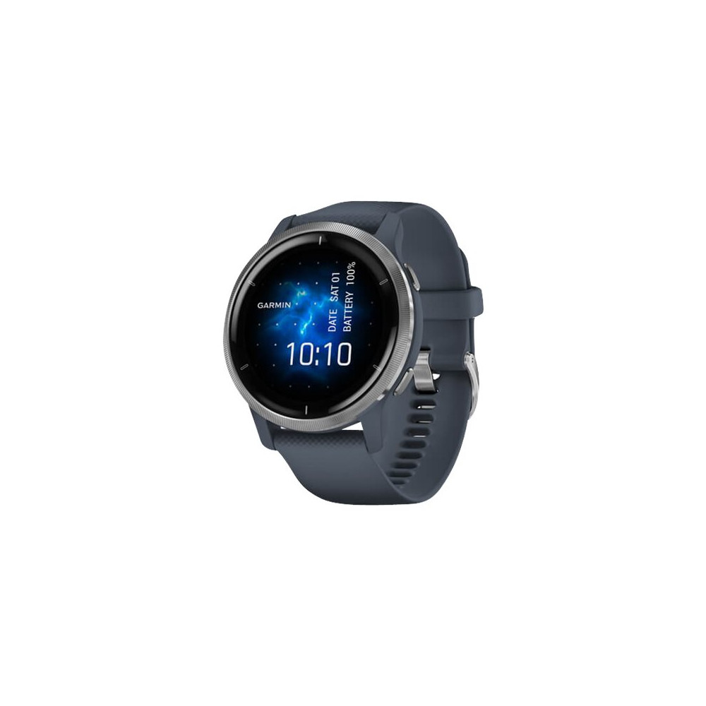 Garmin Venu 2 - granitblå - sportklocka med band - granitblå
