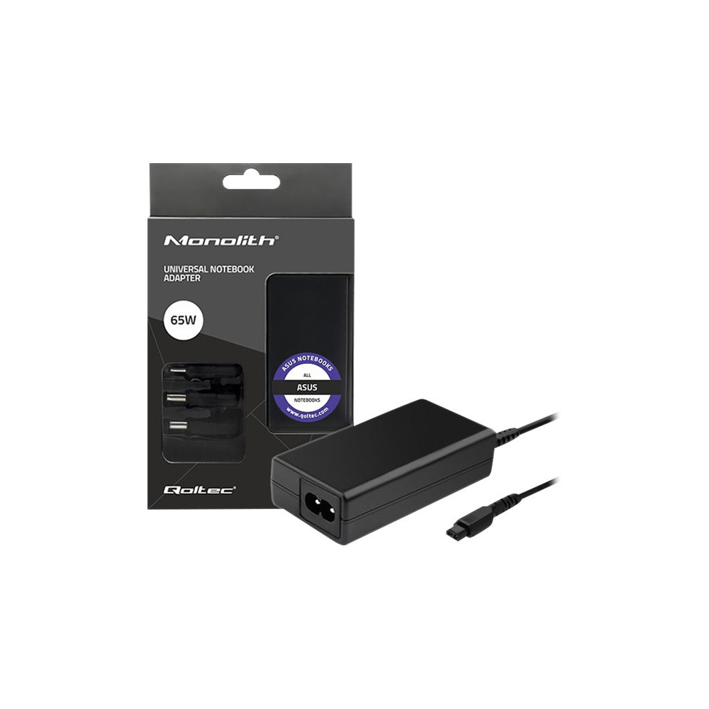 Qoltec Universal - strömadapter - 65 Watt