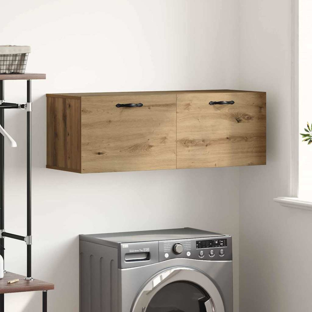 Väggskåp artisan ek 100 x 36.5 x 35 cm Konstruerat trä