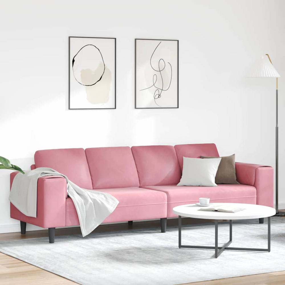 Soffset Rosa Sammet