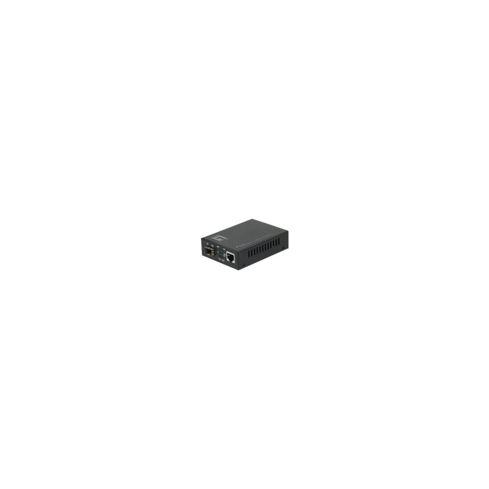 LevelOne GVT-2000 - fibermediekonverterare - 10Mb LAN, 100Mb LAN, 1GbE
