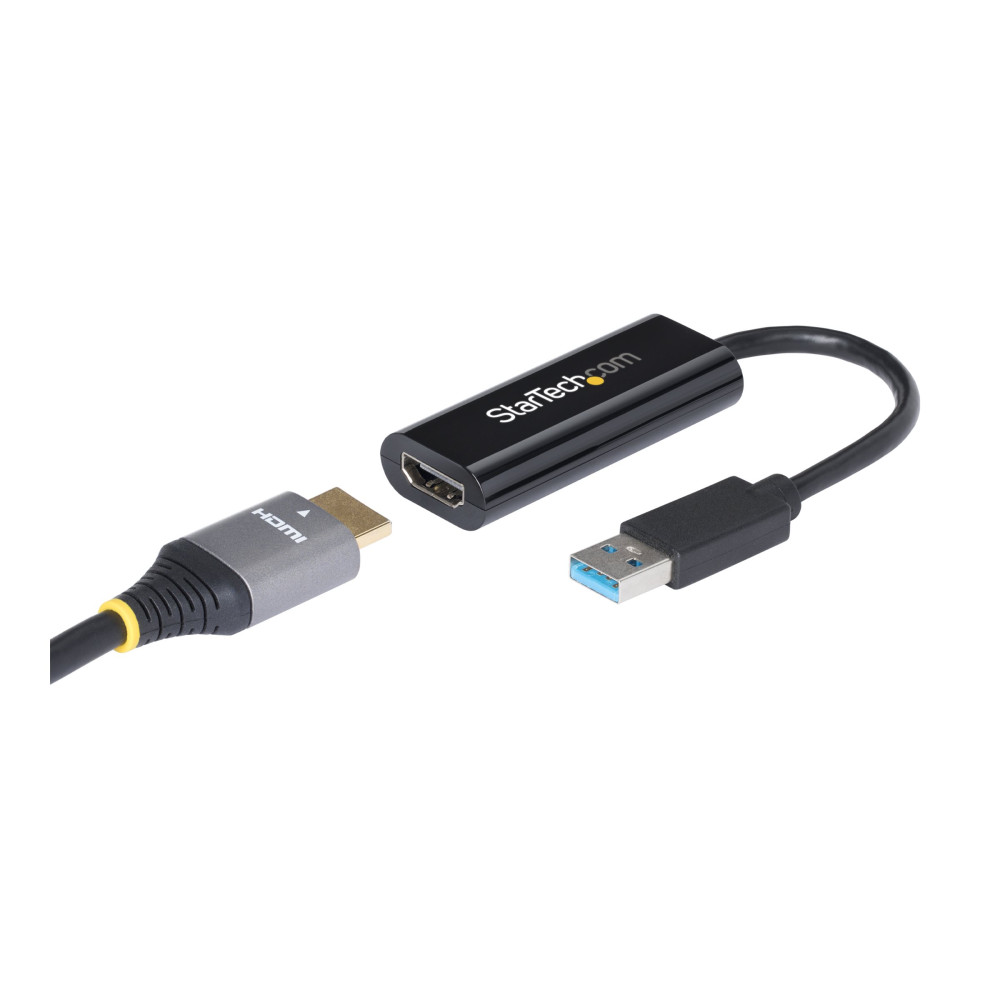StarTech.com USB 3.0 till HDMI-adapter - 1080p (1920x1200) - Tunn/kompakt USB Type-A till HDMI-skärmadapterkonverterare...