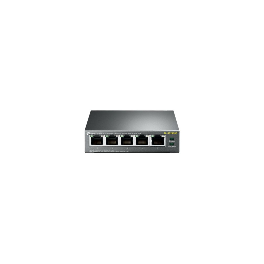 TP-Link TL-SF1005P - switch - 5 portar - ohanterad