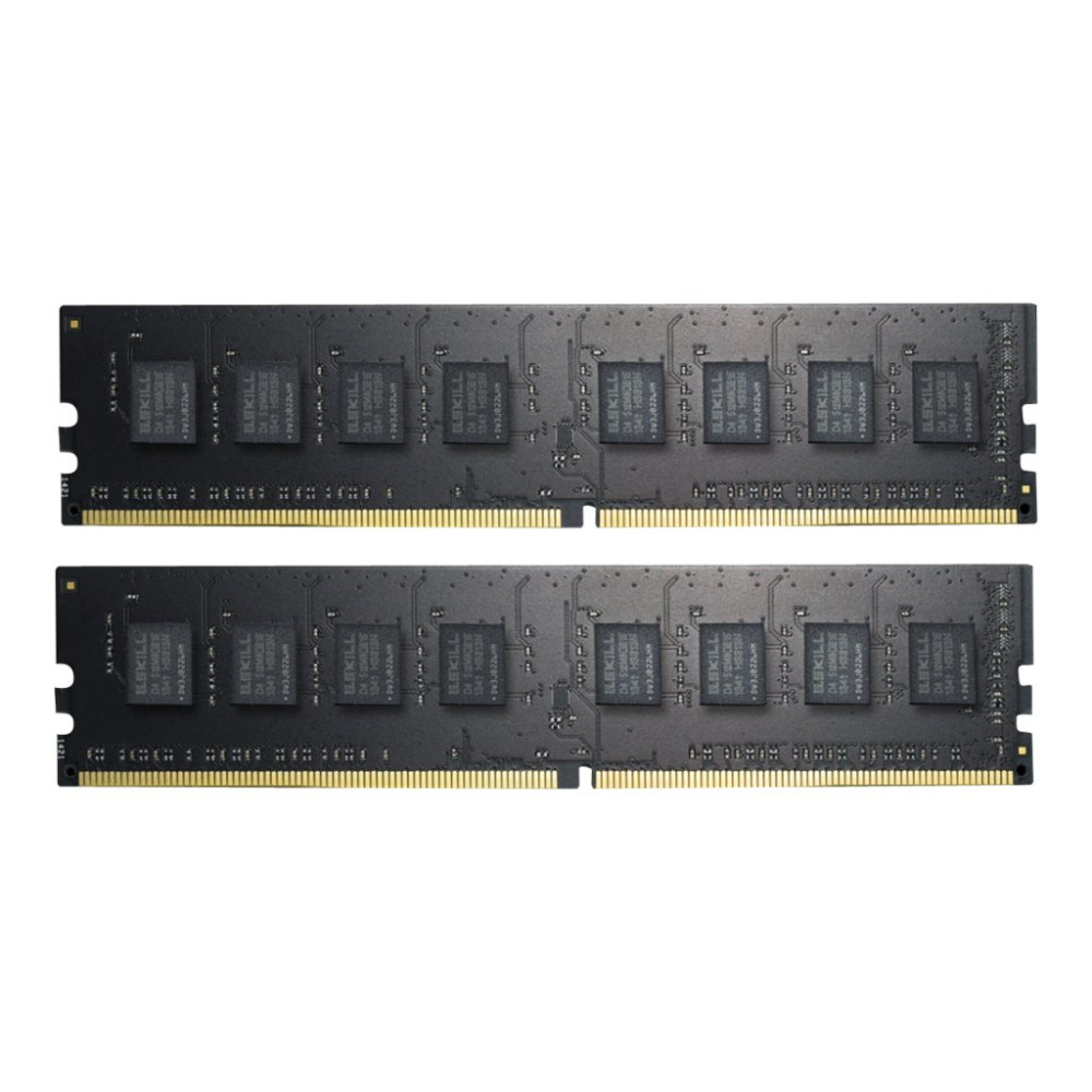 G.Skill Value Series - DDR4 - sats - 16 GB: 2 x 8 GB - DIMM 288-pin - 2400 MHz / PC4-19200 - ej buffrad