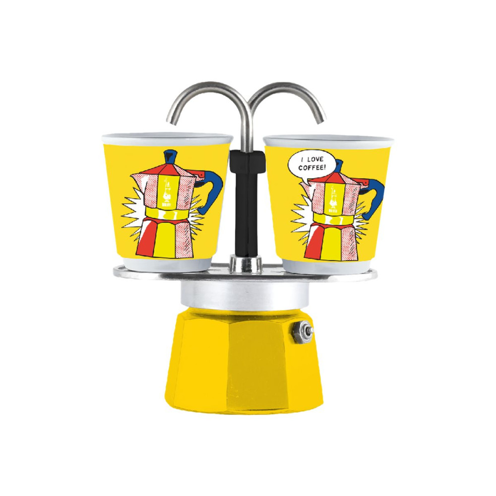 Bialetti Mini Express Lichtenstein - percolator - 90 ml
