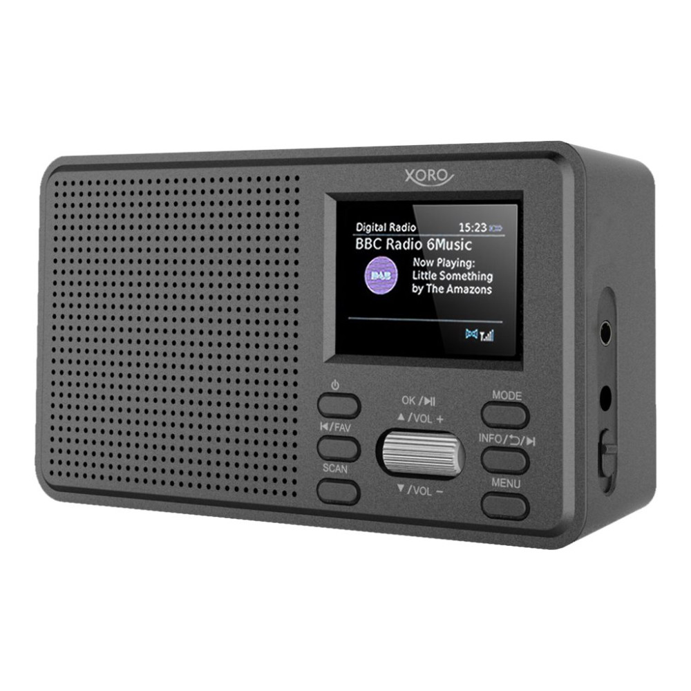 Xoro DAB 142 - bärbar DAB-radio - Bluetooth