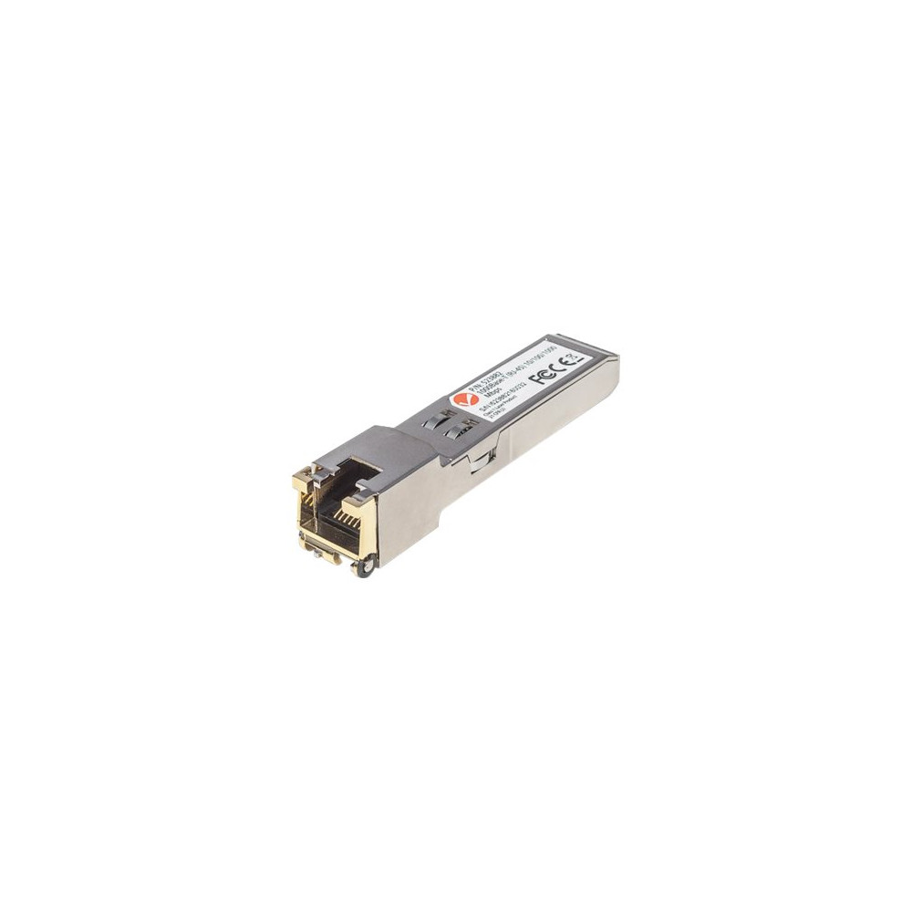 Intellinet Transceiver Module Optical, Gigabit RJ45 Copper SFP, 1000Base-T (RJ45) port, 100m, MSA Compliant, Equivalent...