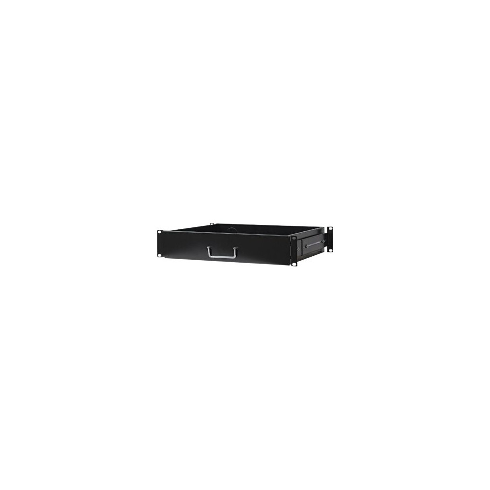 Intellinet 19" Drawer Shelf, 2U, Shelf Depth 350mm, Max 30kg, Black, Three Year Warranty - racklåda - 2U