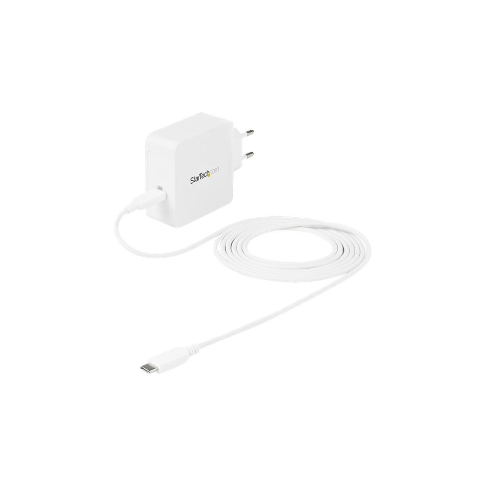 StarTech.com USB-C™ väggladdare med 1 port och 60 W strömförsörjning strömadapter - 24 pin USB-C - 60 Watt