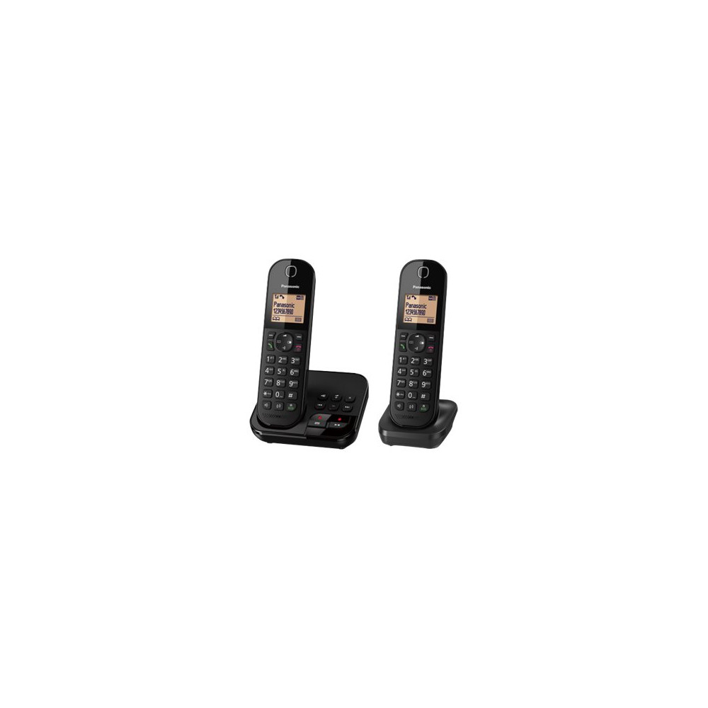Panasonic KX-TGC422G - trådlös telefon - svarssysten med nummerpresentation + 1 extra handuppsättning