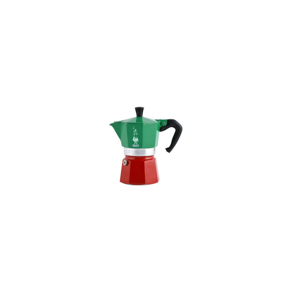 Bialetti Moka Express Italia - percolator - 15.5 cm - 130 ml