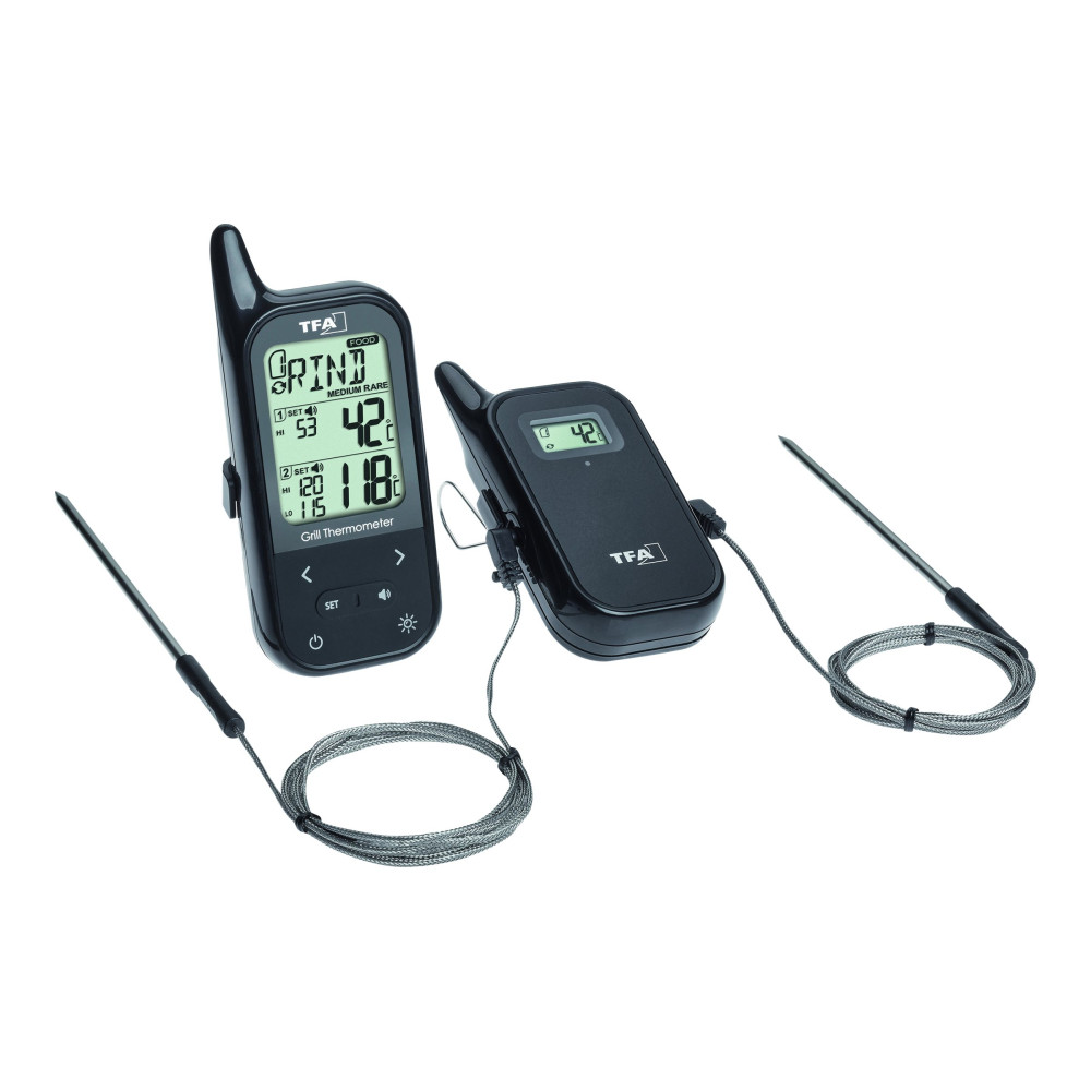 TFA Küchen-Chef Twin - köttermometer - svart