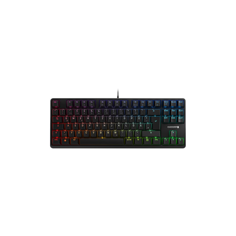 CHERRY G80-3000N RGB TKL - tangentbord - QWERTZ - tysk - svart Inmatningsenhet