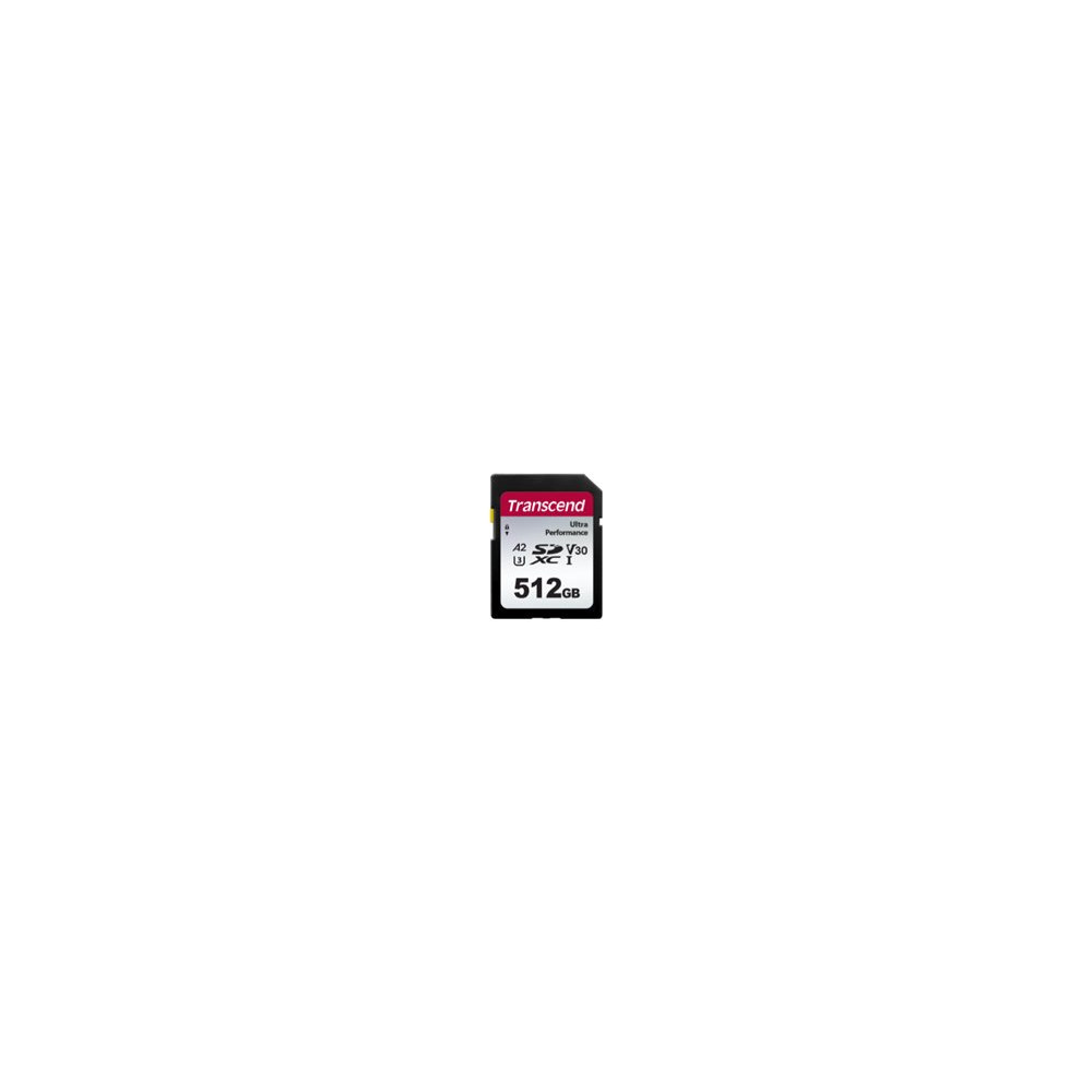 Transcend 340S - flash-minneskort - 512 GB - SDXC UHS-I