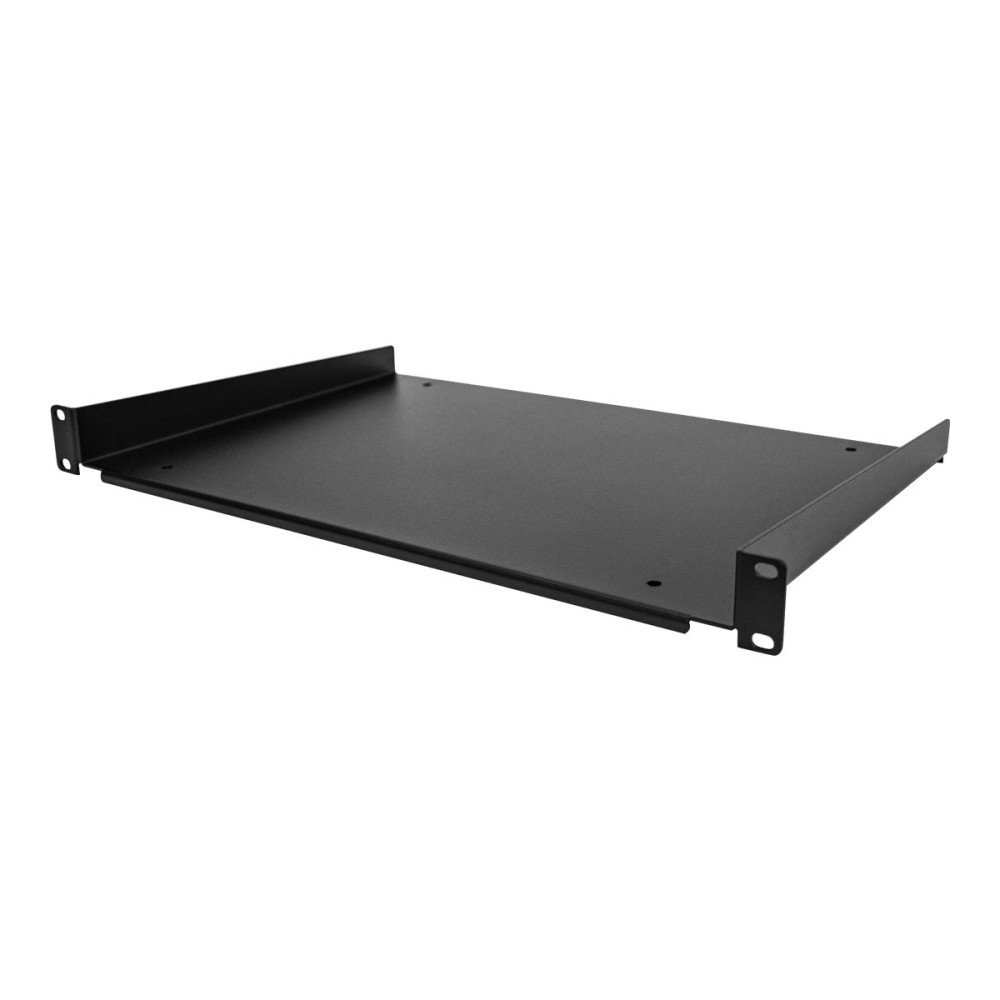 StarTech.com 1U-serverrackhylla - Universell fribärande serverhylla med rackfäste för 19-tums rack och skåp för nätverks...