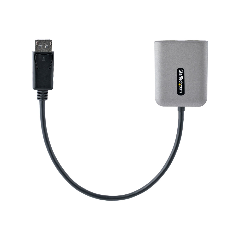 StarTech.com DP to Dual HDMI MST HUB, Dual HDMI 4K 60Hz, DisplayPort Multi Monitor Adapter with 1ft (30cm) Cable, DP 1.4...