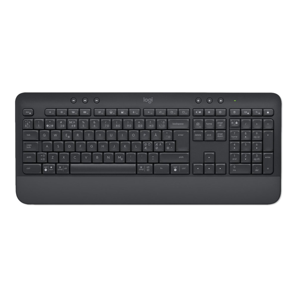 Logitech Signature K650 - tangentbord - QWERTY - USA, internationellt - grafit Inmatningsenhet
