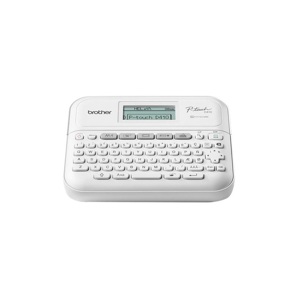 Brother P-Touch PT-D410 - etikettskrivare - svartvit - termisk överföring