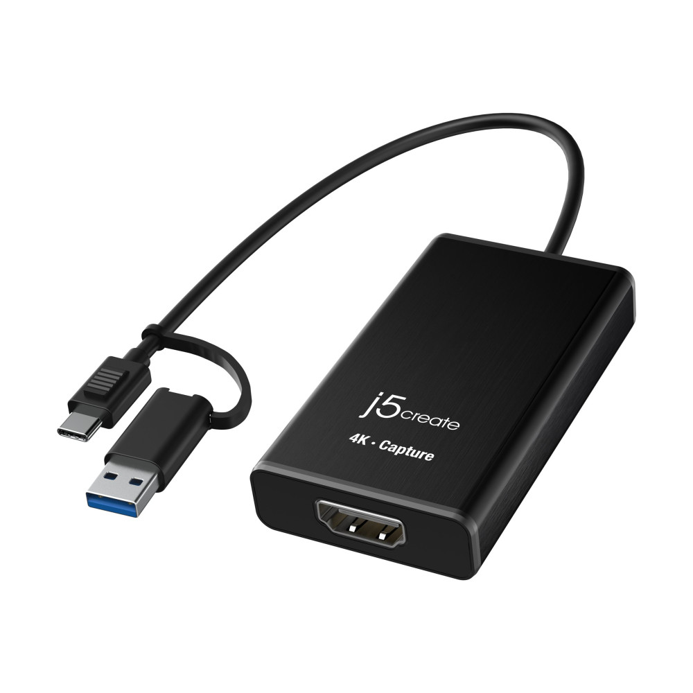 j5create JVA11 - videofångstadapter - USB 3.2 Gen 1, USB-C 3.2 Gen 1