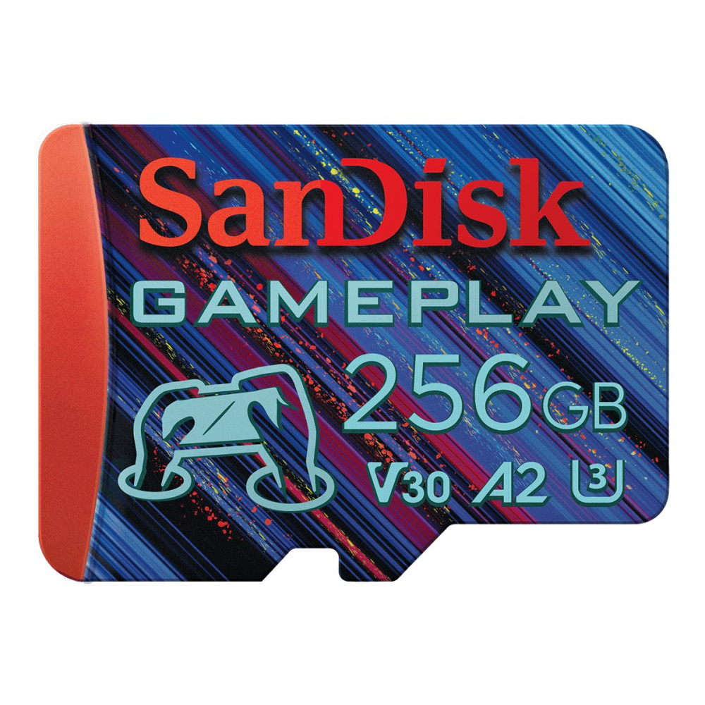 SanDisk GamePlay - flash-minneskort - 256 GB - mikroSDXC UHS-I