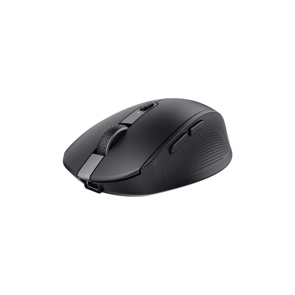 Trust Ozaa - mus - flera enheter - 2.4 GHz, Bluetooth - svart