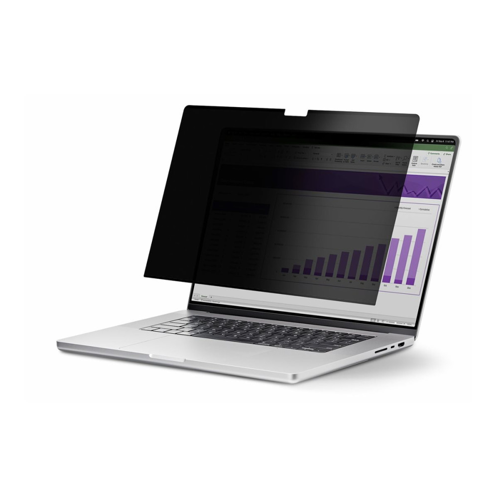 StarTech.com 13-inch MacBook Air M2/M3 Laptop Privacy Screen, Removable and Reversible Anti-Glare Privacy Filter, Magnet...