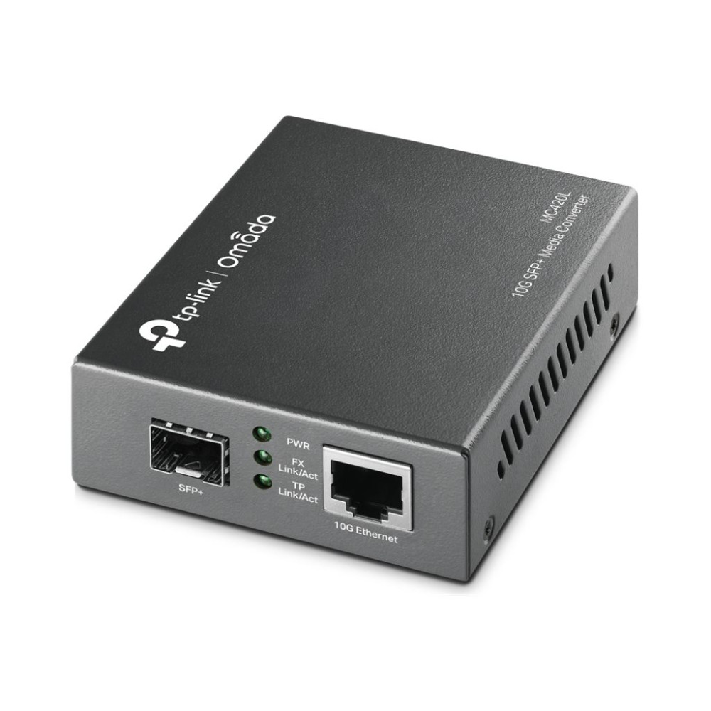 TP-Link Omada MC420L V1 - fibermediekonverterare - 10GbE, 5GbE, 2.5GbE, 1GbE
