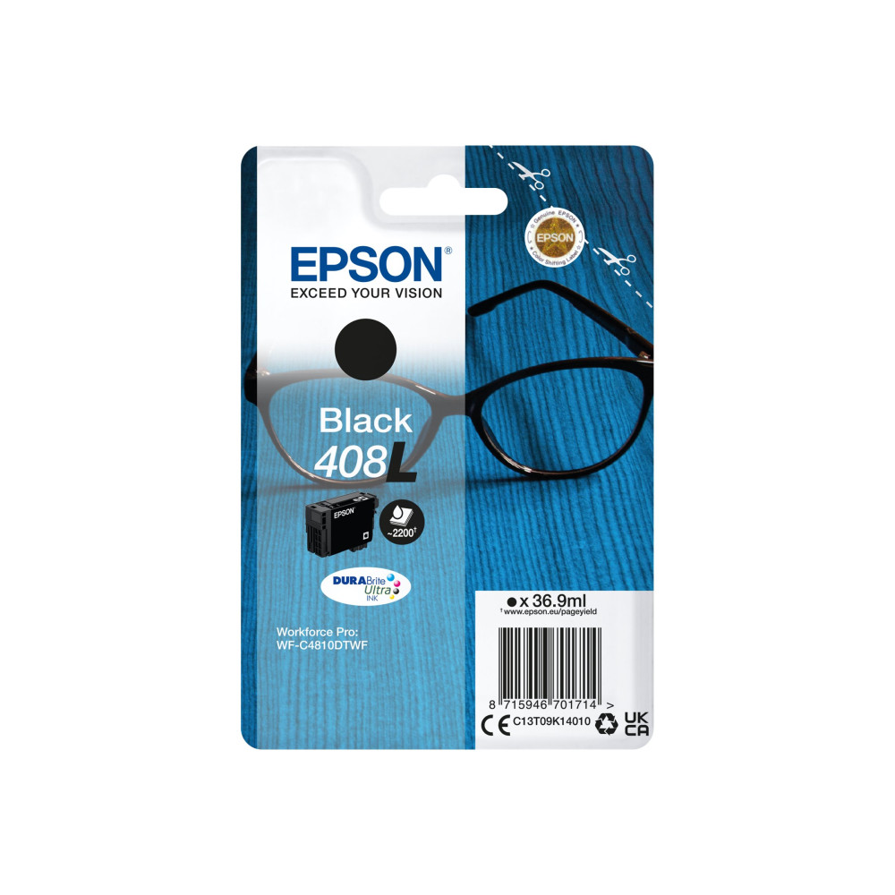 Epson 408L - Extra hög kapacitet - svart - original - bläckpatron