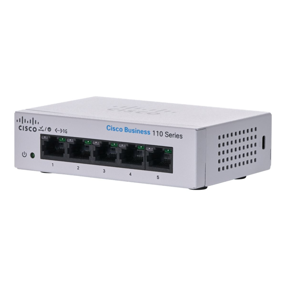 Cisco Business 110 Series 110-5T-D - switch - 5 portar - ohanterad - rackmonterbar