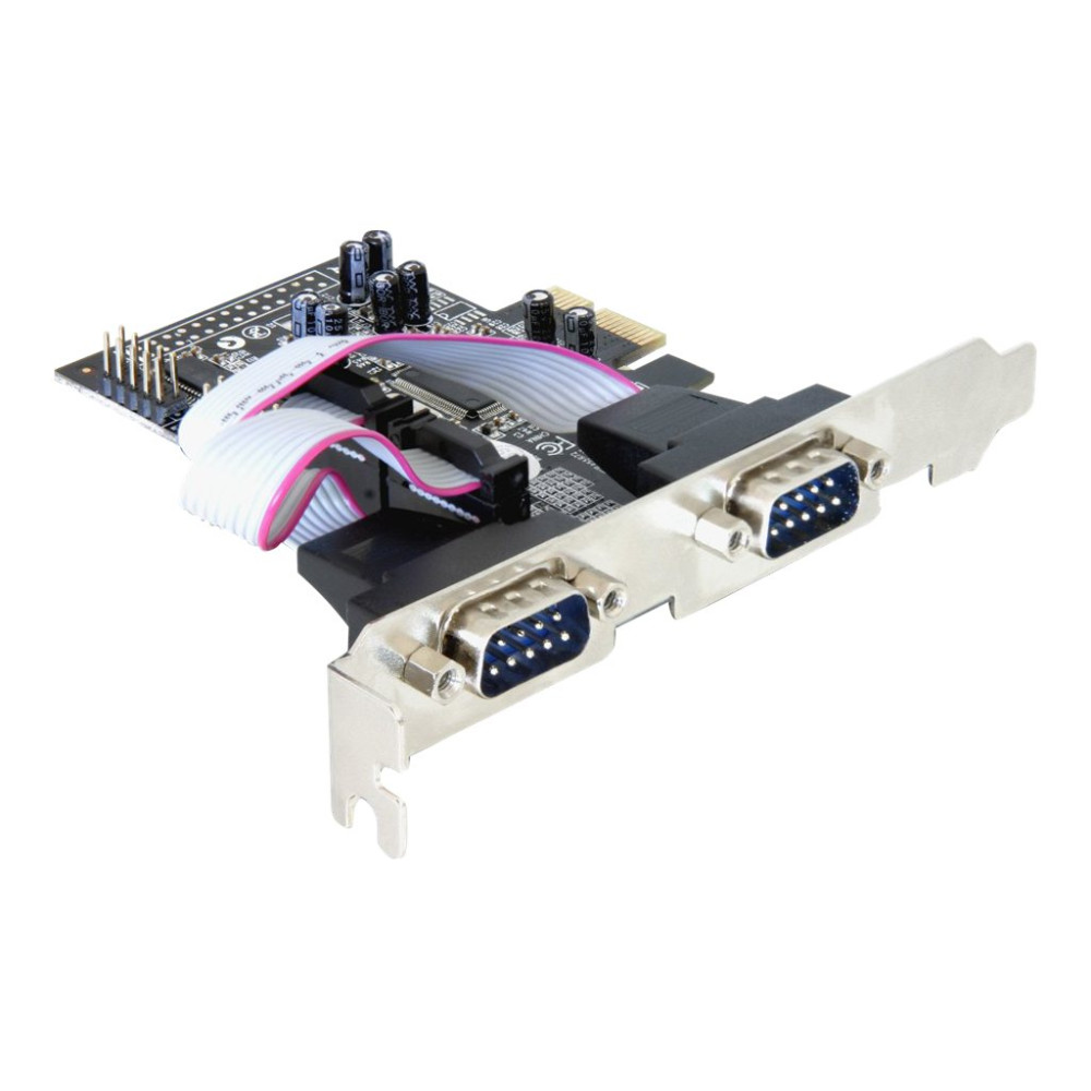 Delock 4 x serial PCI Express Card - seriell adapter - PCIe - 4 portar