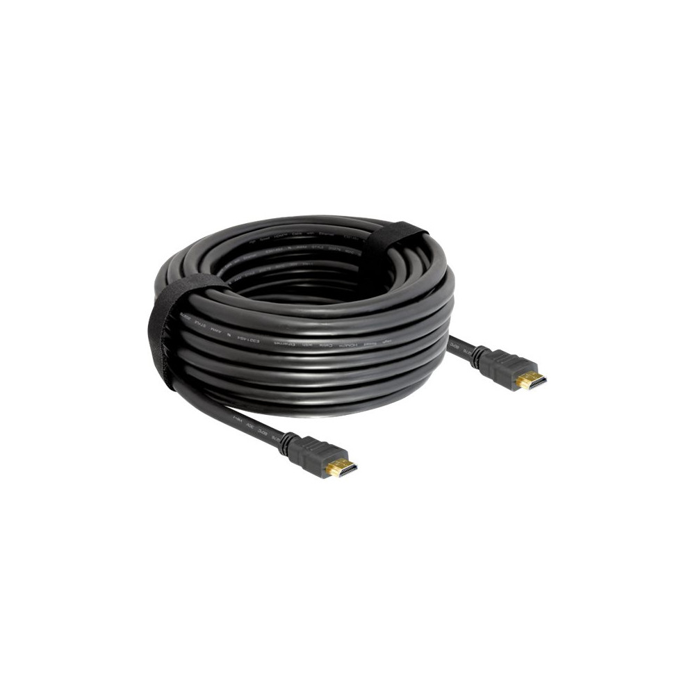 Delock High Speed HDMI with Ethernet - HDMI-kabel med Ethernet - 15 m
